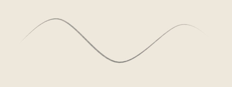 Rough pencil: granular low-flow marks